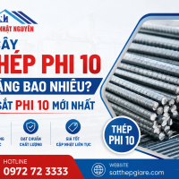 1 cây thép phi 10 nặng bao nhiêu? Giá sắt cây phi 10 mới nhất