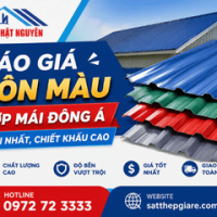 Báo giá tôn màu lợp mái Đông Á mới nhất, chiết khấu cao