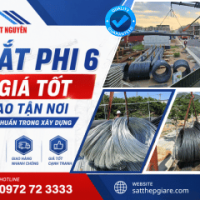 Sắt phi 6 giá tốt, giao tận nơi đạt chuẩn trong xây dựng
