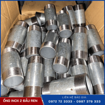 Ống inox 2 đầu ren