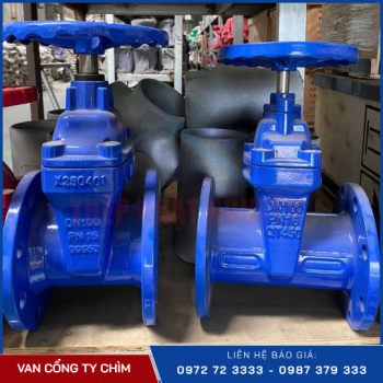 Van cổng ty chìm