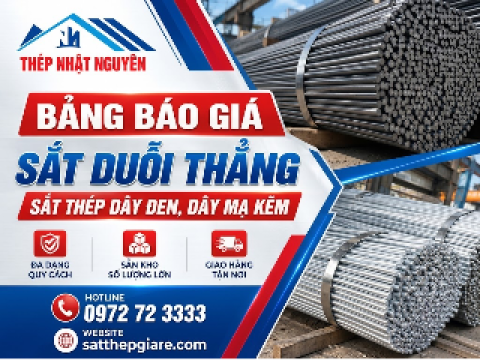 Bảng báo giá duỗi thẳng sắt thép dây đen, dây mạ kẽm