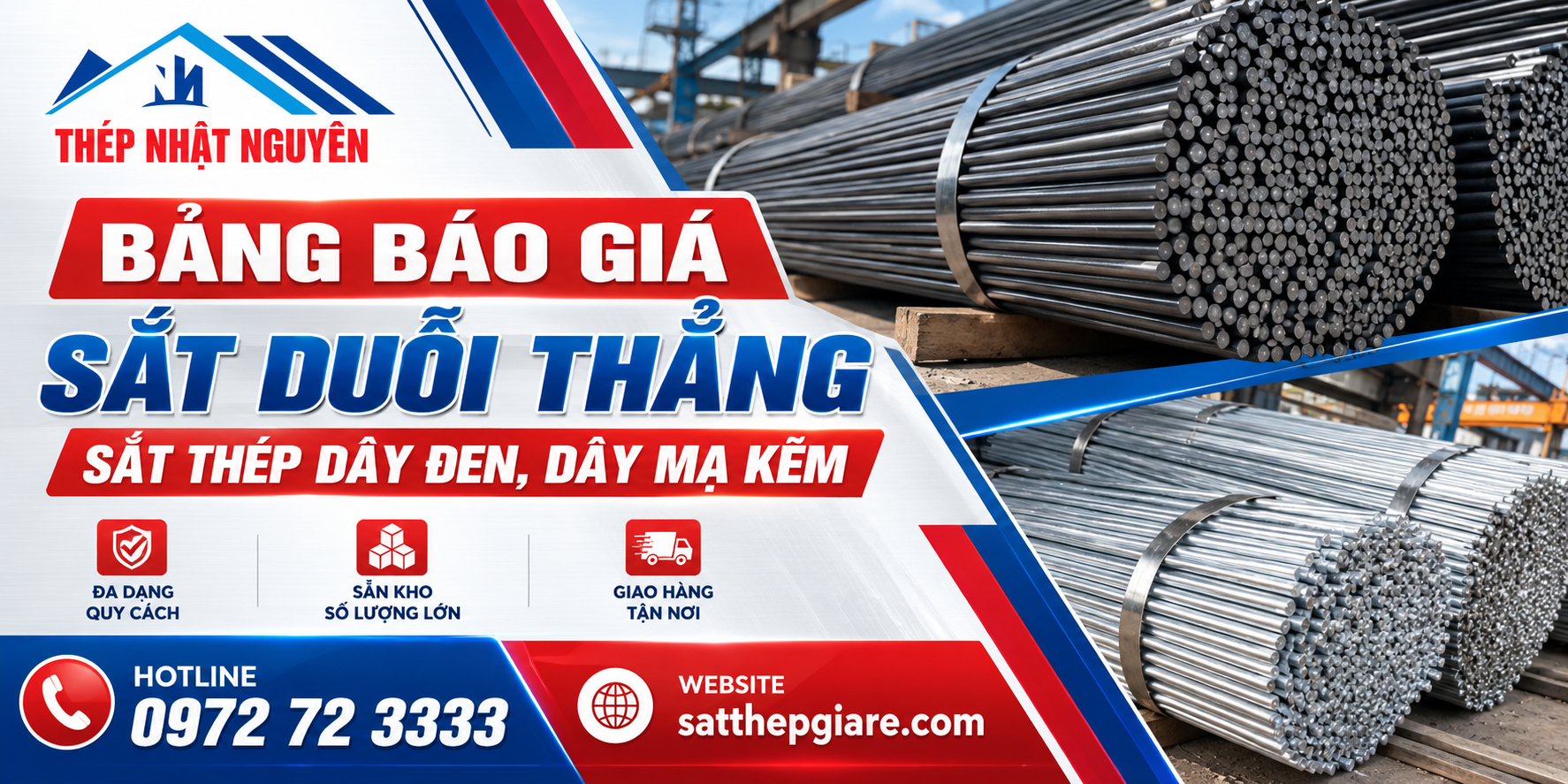 bảng báo giá duỗi thẳng sắt thép