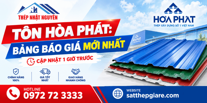 Báo giá tôn Hòa Phát mới nhất