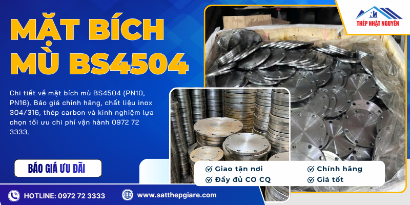 mặt bích mù BS4504 giá tốt