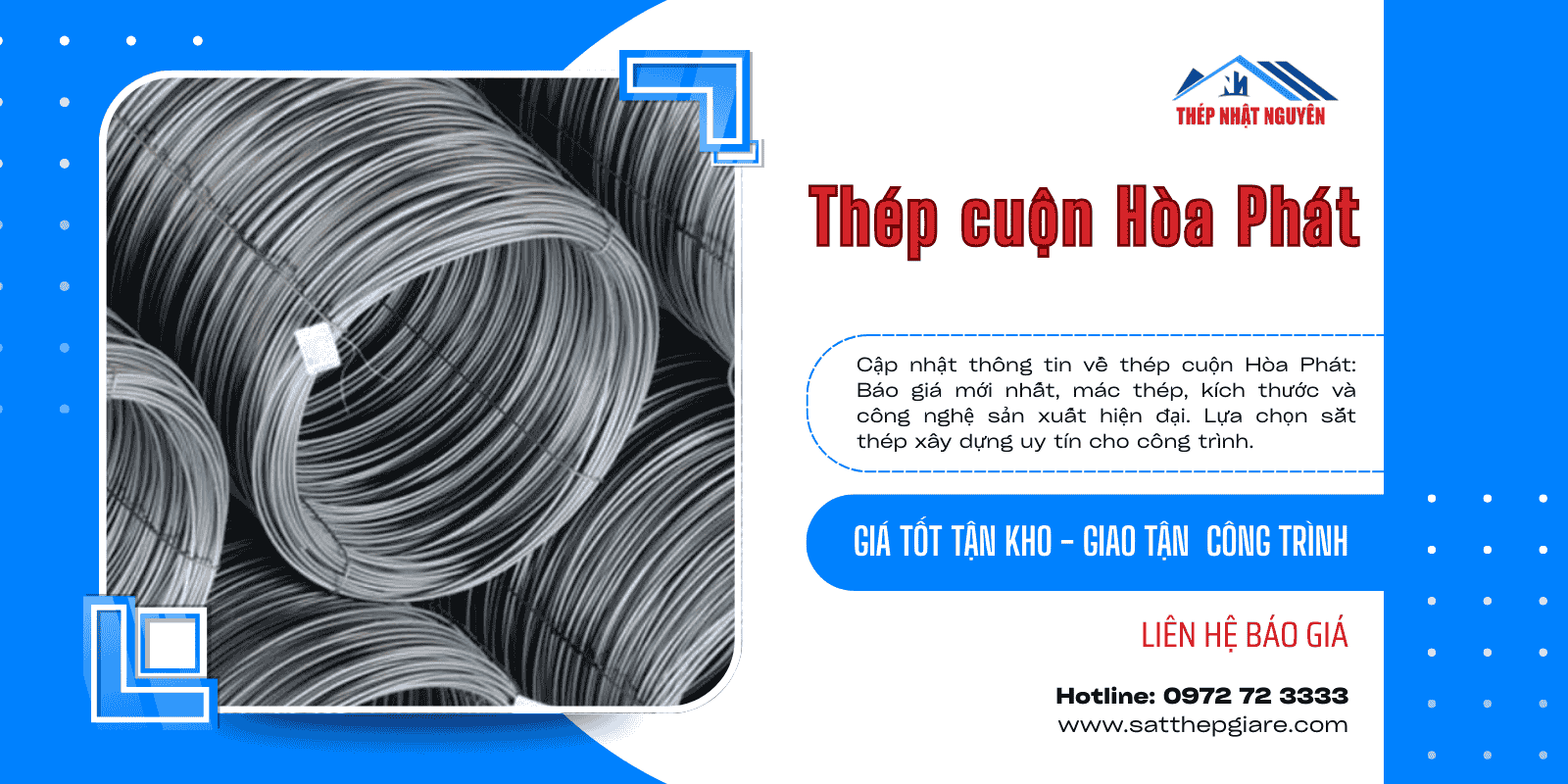 Thép cuộn Hòa Phát chính hãng giá tốt tận kho