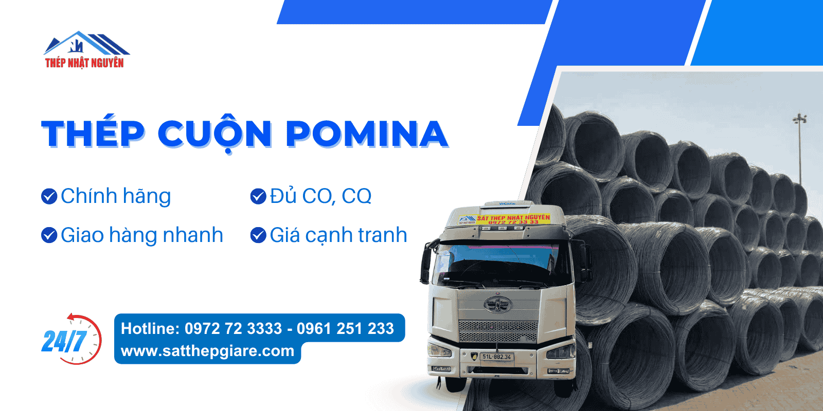 Thép cuộn Pomina chính hãng giá cực tốt