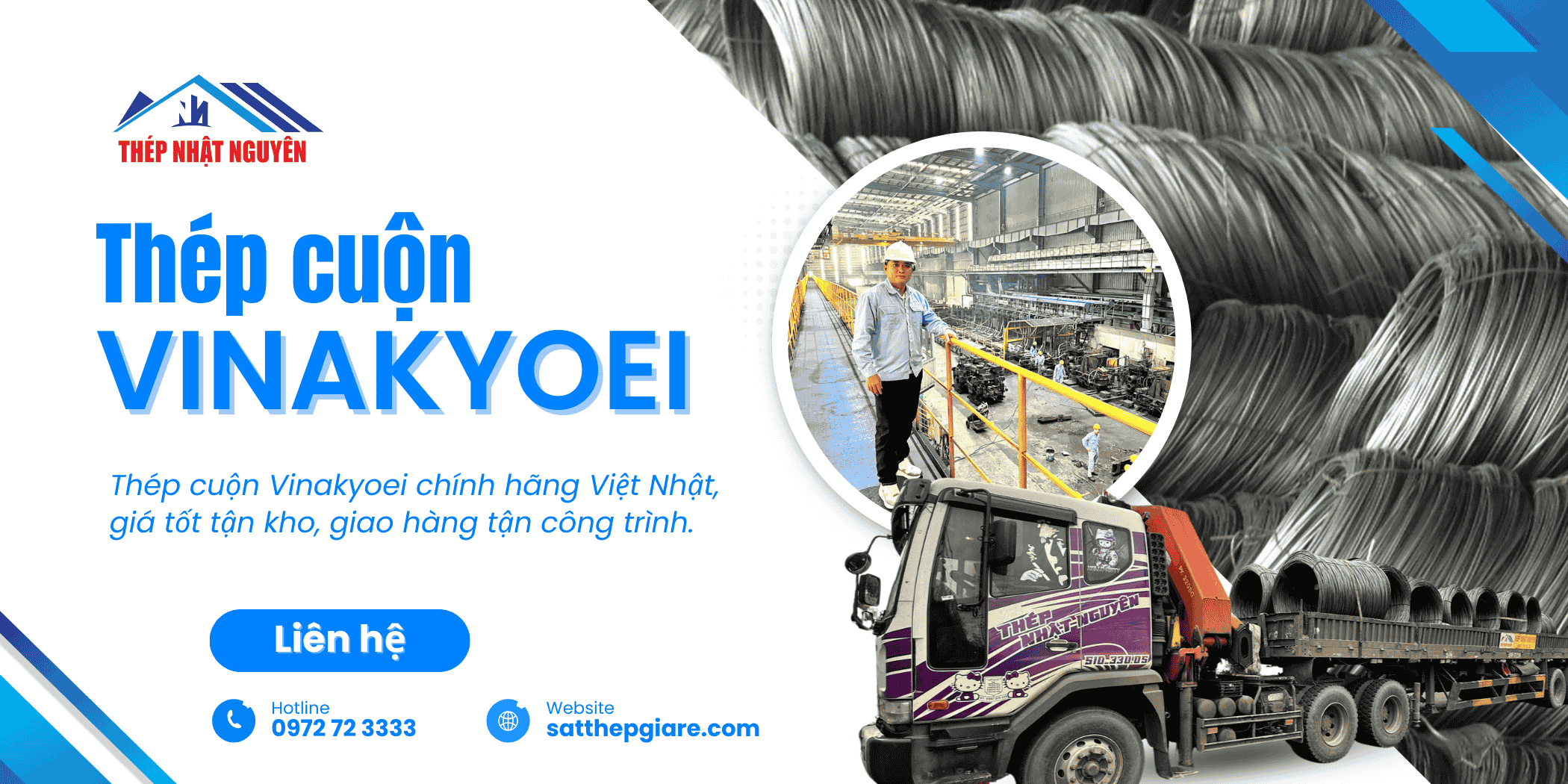 Thép cuộn VinaKyoei chính hãng giá tốt