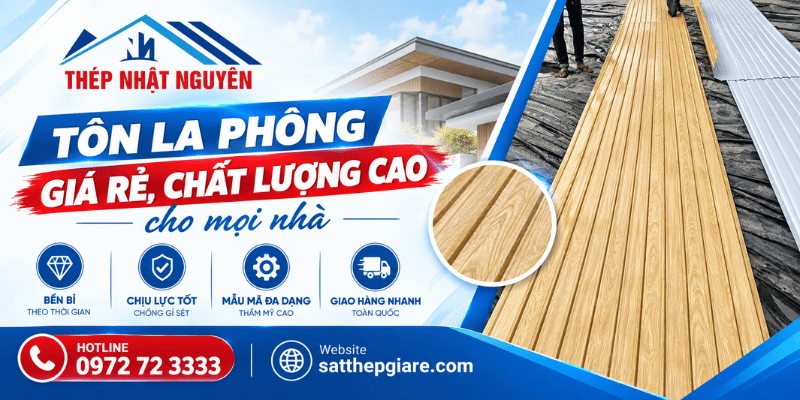 Tôn la phông chính hãng chất lượng giá tốt
