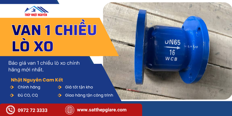 Van 1 chiều lò xo chính hãng giá tốt