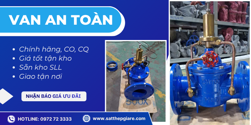 van an toàn chính hãng giá tốt