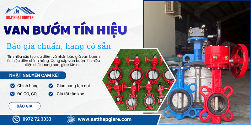 Van bướm tín hiệu điện chính hãng giá tốt