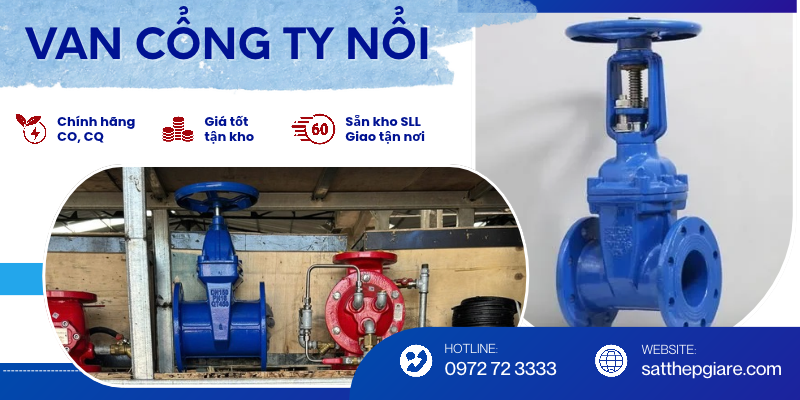 Van cổng ty nổi chính hãng giá tốt